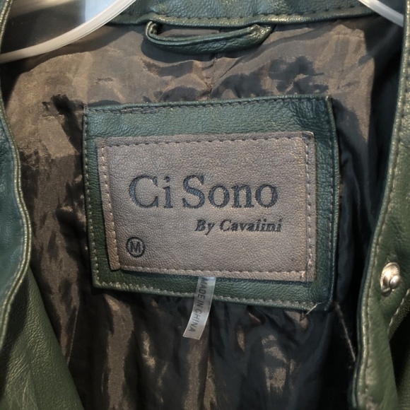 Ci Sono by Cavalini Faux Leather Motorcycle Jacket - Picture 2 of 4